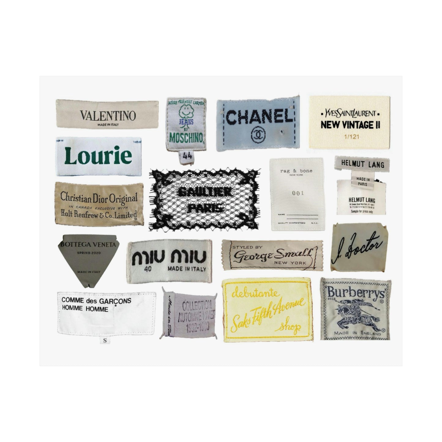 Labels Art Print